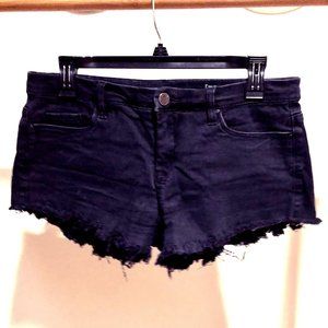 Blank NYC Black Cutoff Shorts